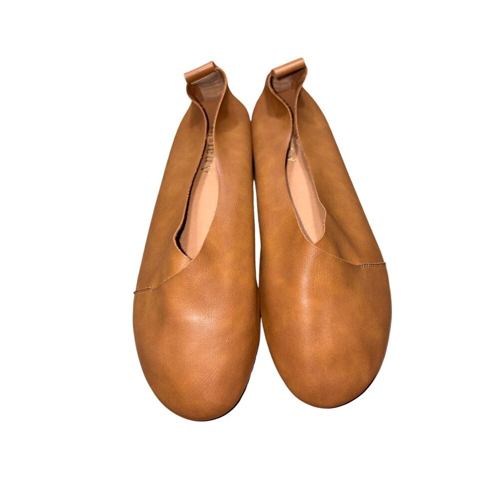 Anaishi Brown Leather Ballet Flats     Size: 260 / US 9